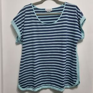 Striped cotton t-shirt